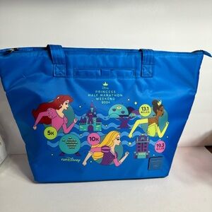 NWT. Disney Parks X Lug RunDisney Princess Half Marathon Skyliner Tote Bag.